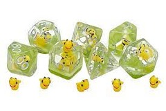 OSD 7 Piece DnD RPG Dice Set: Animal Kingdom - Baby Bumblebee